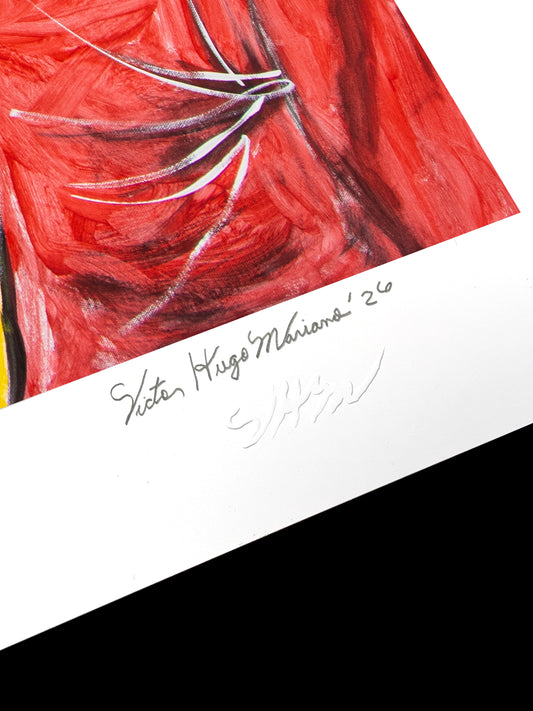 El Chapulín Colorado - Hand-Signed & Stamped by VHM (18x24) Print