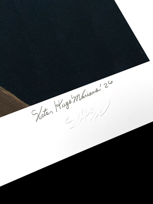 El Santo - Hand-Signed & Stamped by VHM (18x24) Print