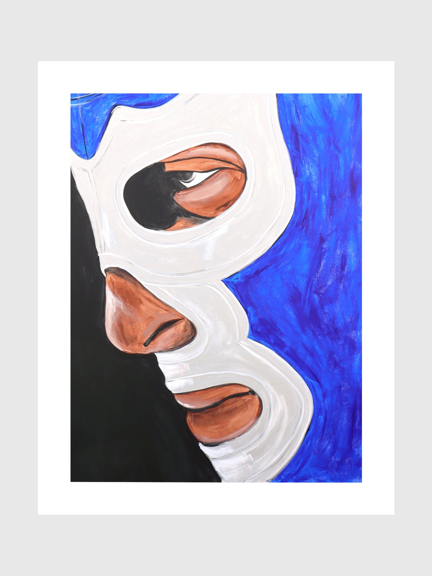 Blue Demon - Hand-Signed & Stamped by VHM (18x24) Print