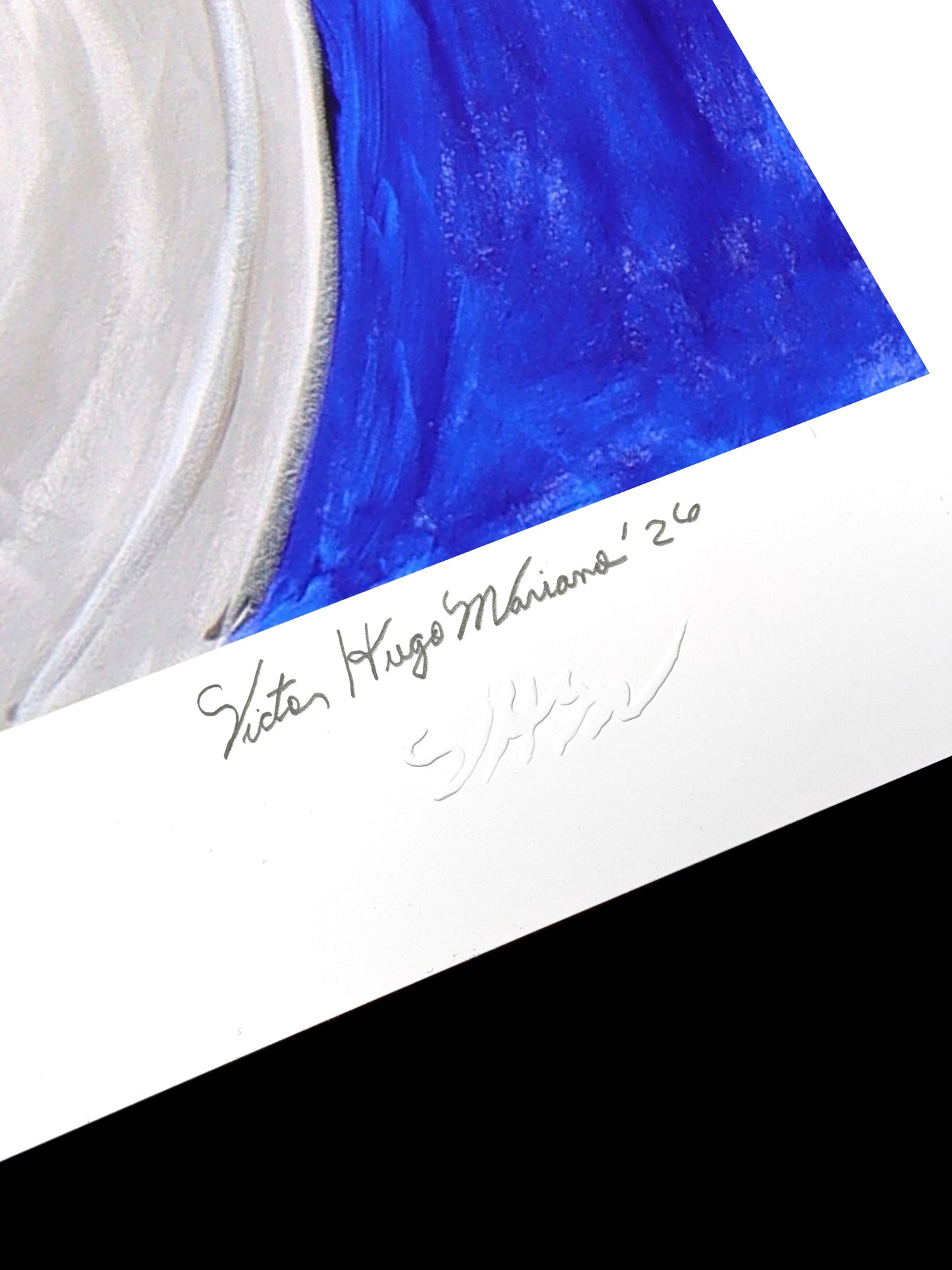 Blue Demon - Hand-Signed & Stamped by VHM (18x24) Print