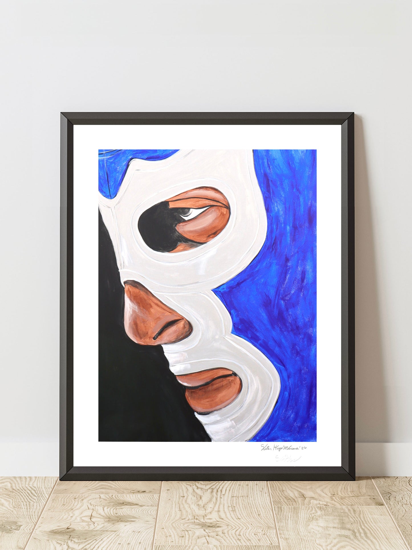 Blue Demon - Hand-Signed & Stamped by VHM (18x24) Print