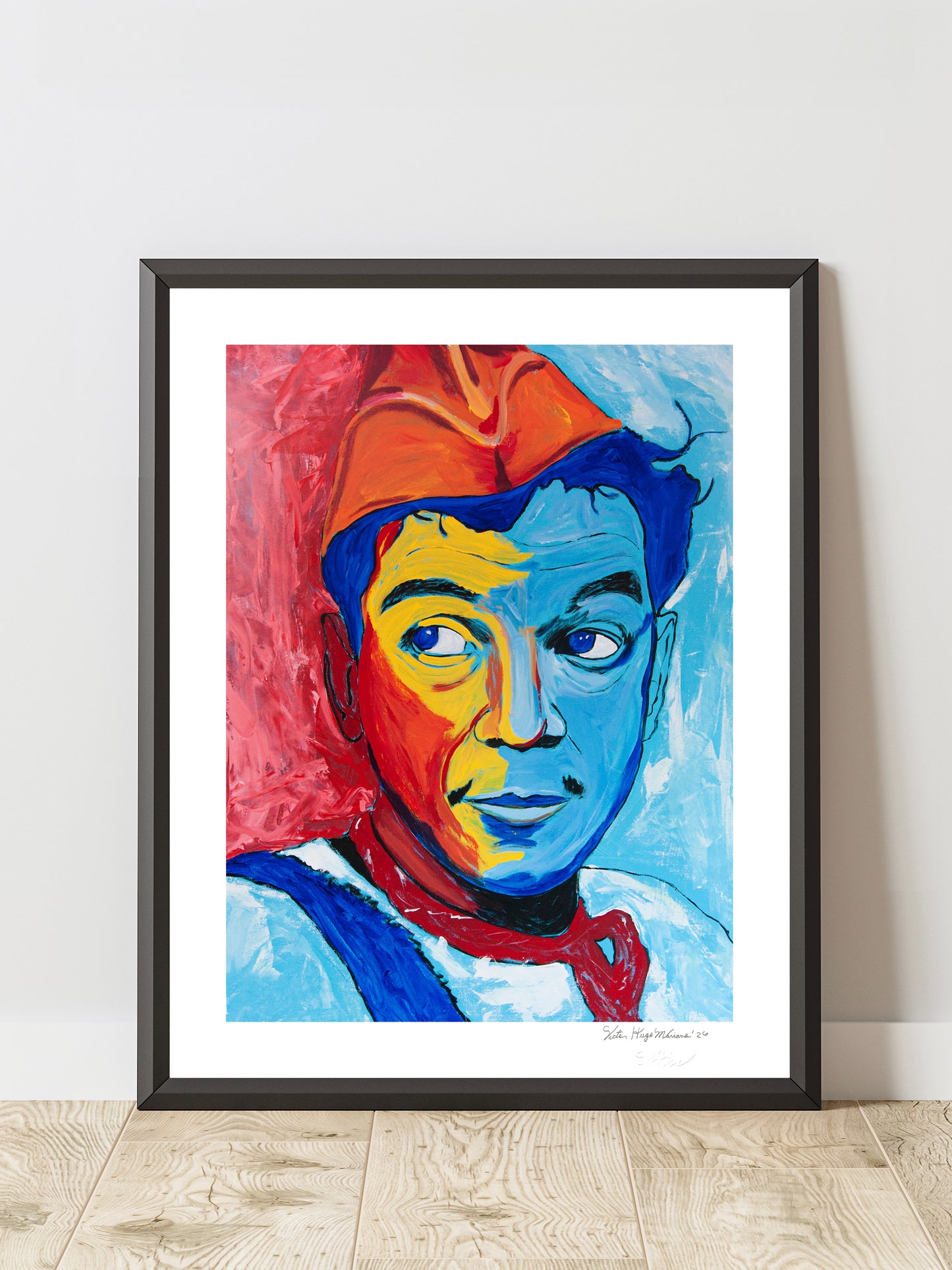 Cantinflas - Hand-Signed & Stamped by VHM (18x24) Print