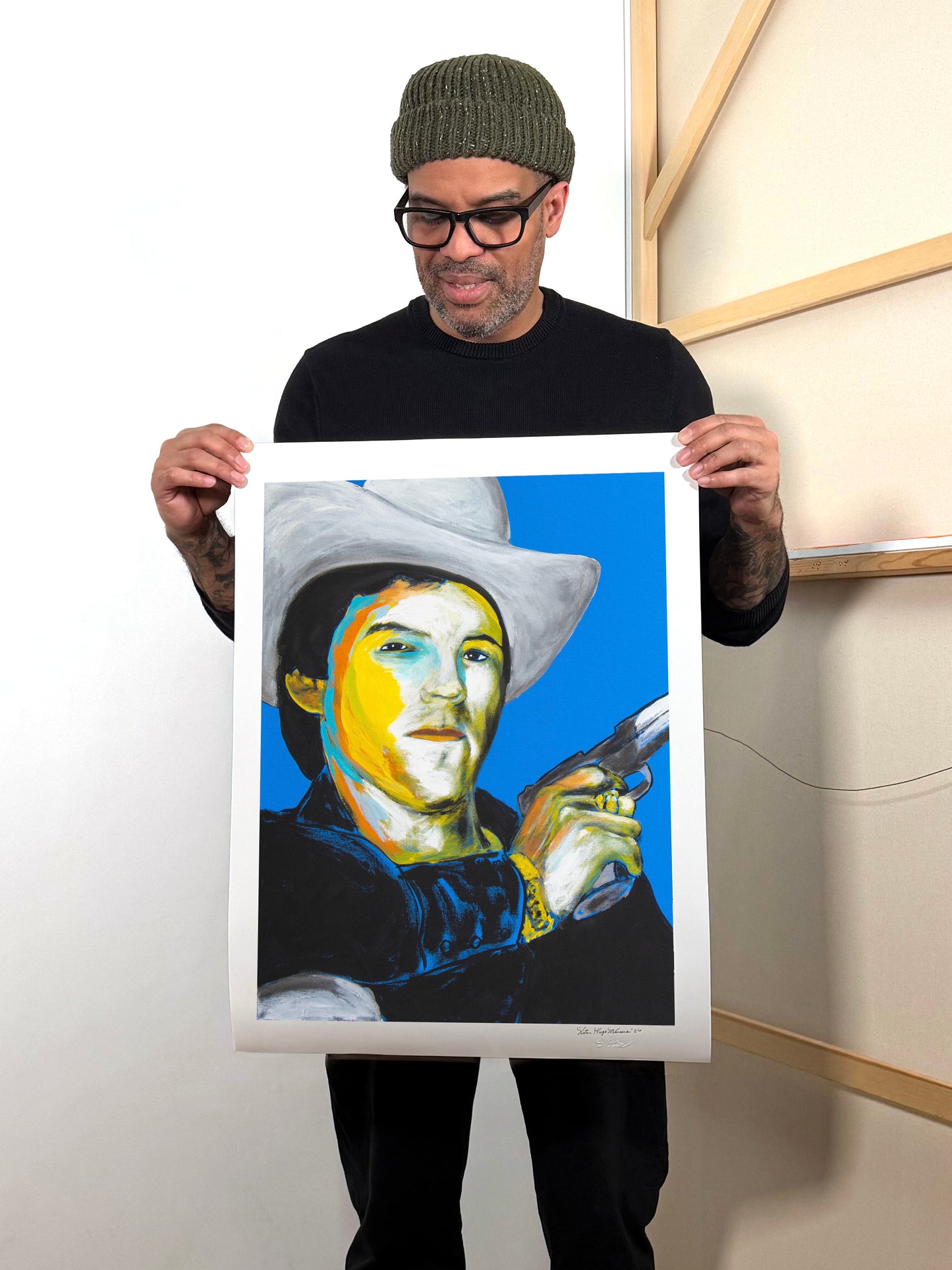 Chalino Sánchez - Hand-Signed & Stamped by VHM (18x24) Print
