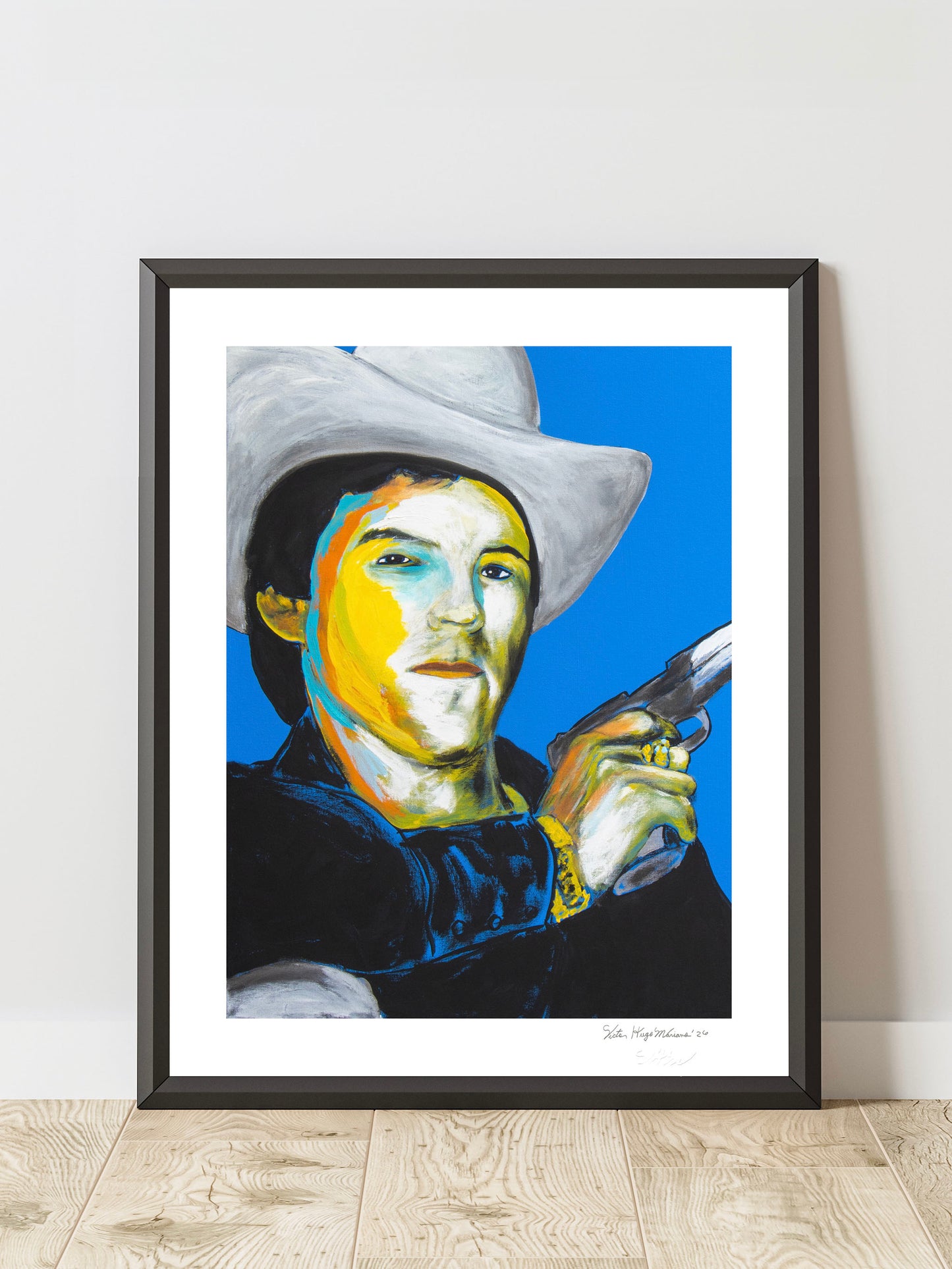Chalino Sánchez - Hand-Signed & Stamped by VHM (18x24) Print