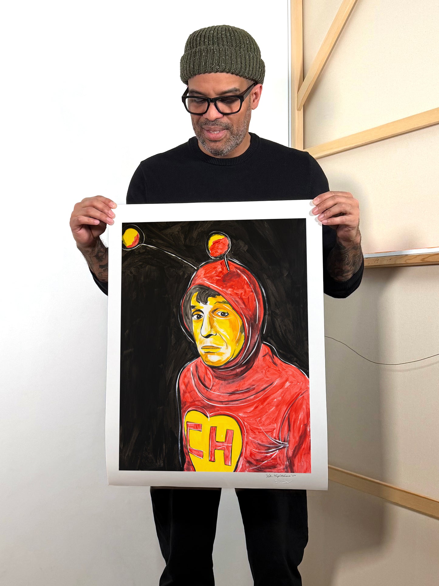 El Chapulín Colorado - Hand-Signed & Stamped by VHM (18x24) Print