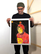 El Chapulín Colorado - Hand-Signed & Stamped by VHM (18x24) Print