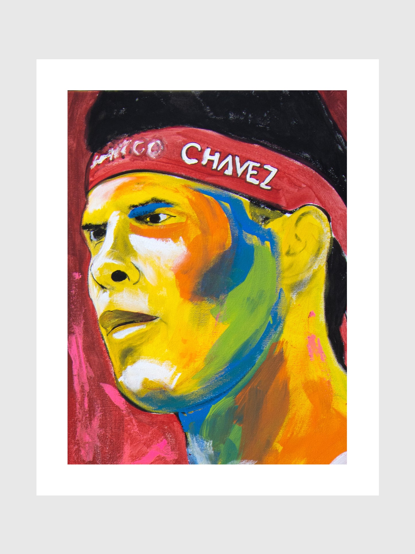 Julio César Chávez - Hand-Signed & Stamped by VHM (18x24) Print