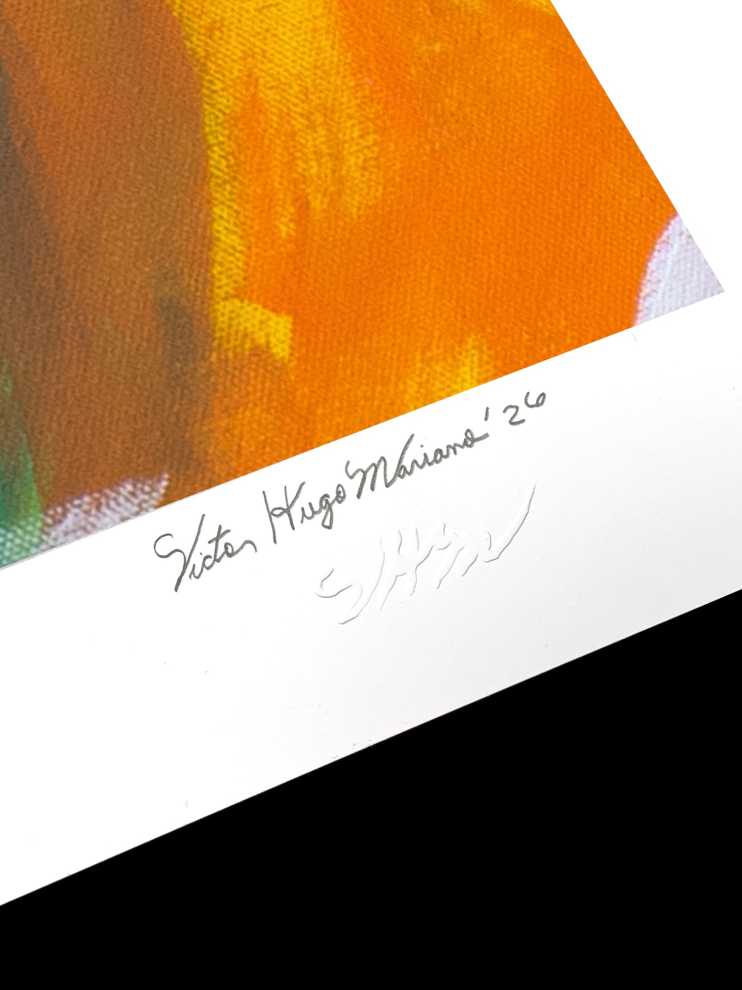 Julio César Chávez - Hand-Signed & Stamped by VHM (18x24) Print