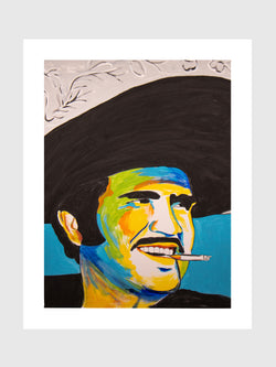 Vicente Fernández - Hand-Signed & Stamped by VHM (18x24) Print