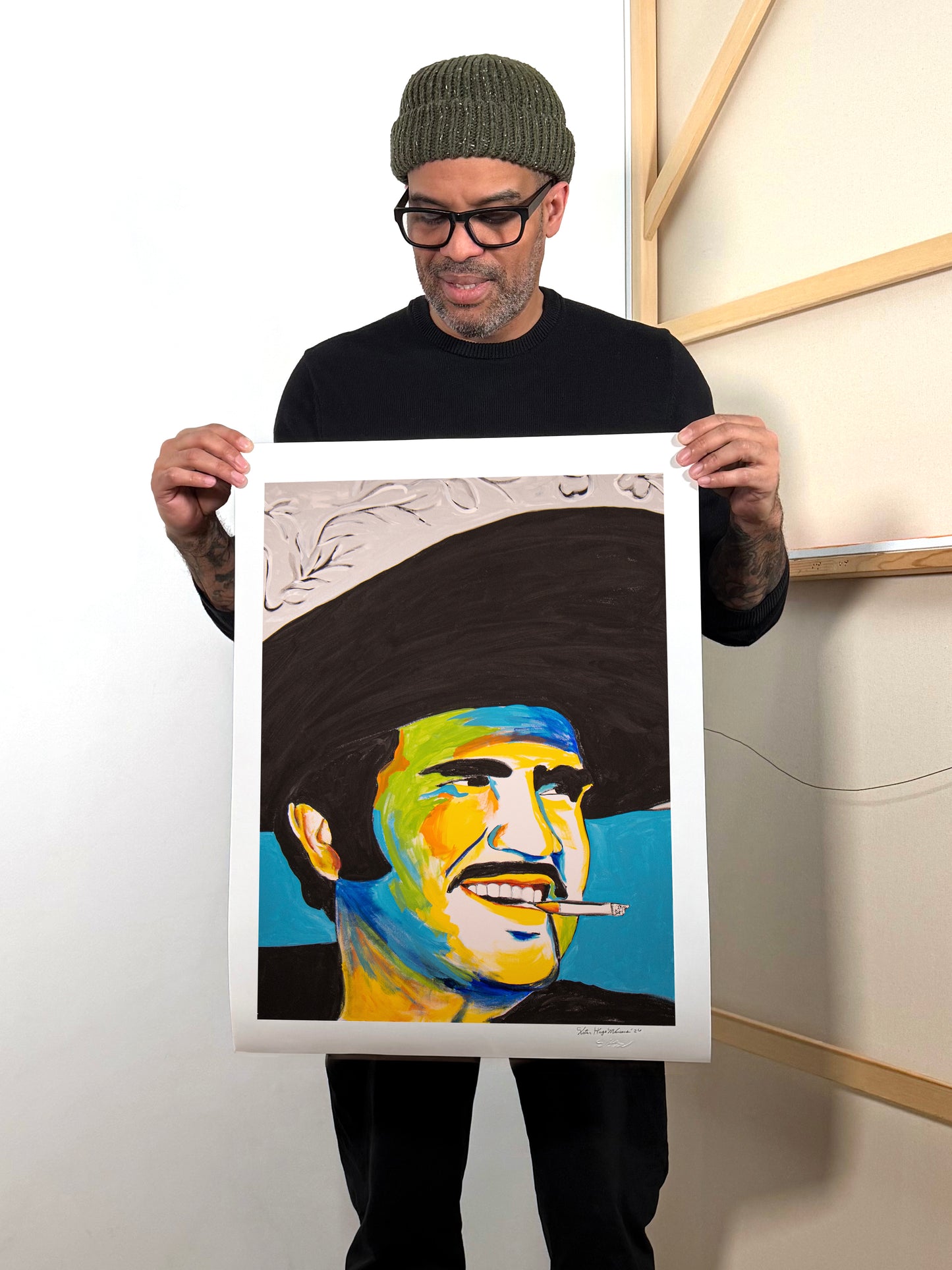 Vicente Fernández - Hand-Signed & Stamped by VHM (18x24) Print