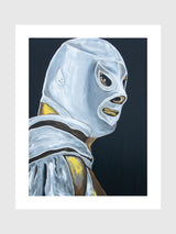 El Santo - Hand-Signed & Stamped by VHM (18x24) Print