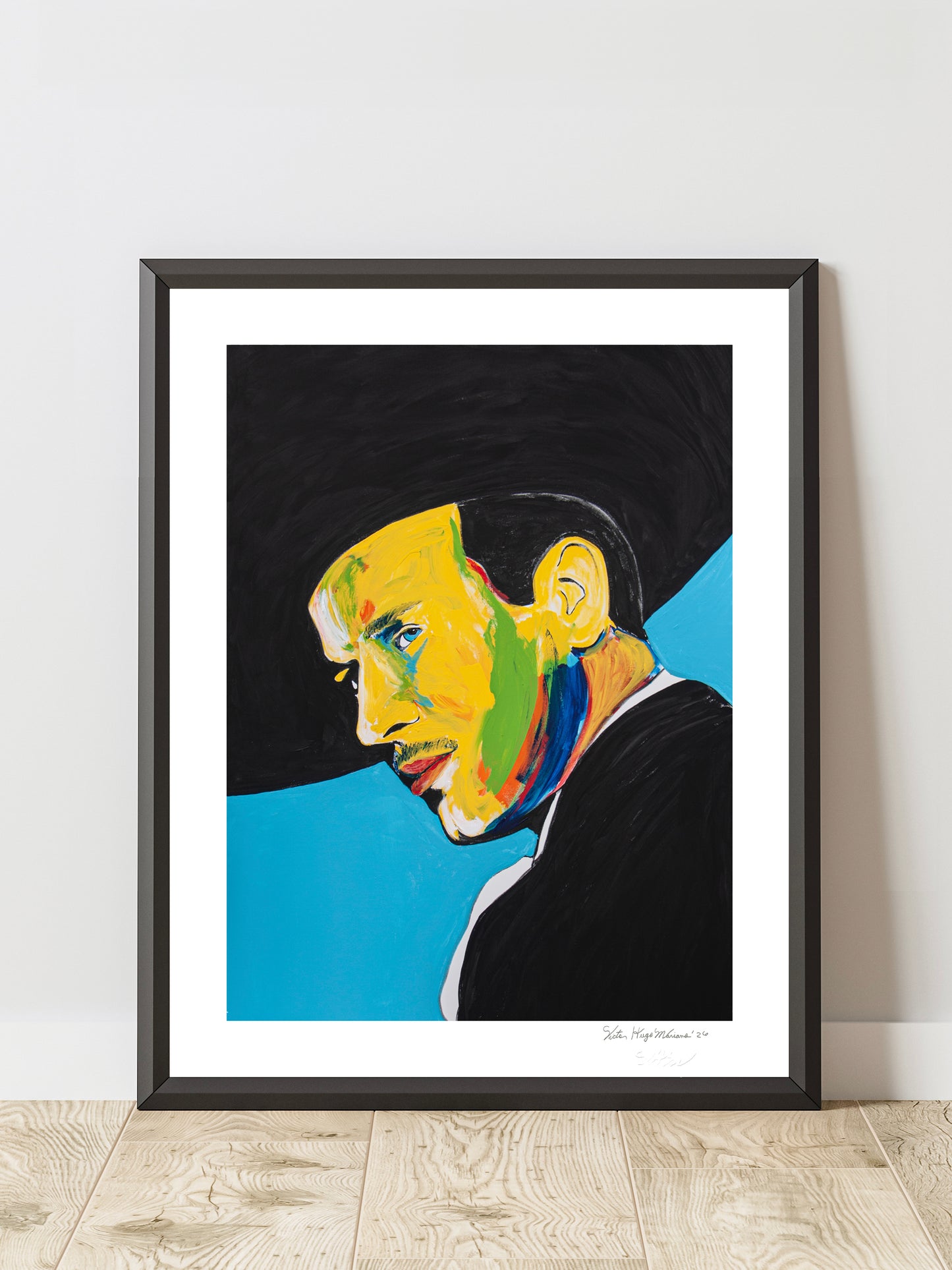 Pedro Infante - Hand-Signed & Stamped by VHM (18x24) Print