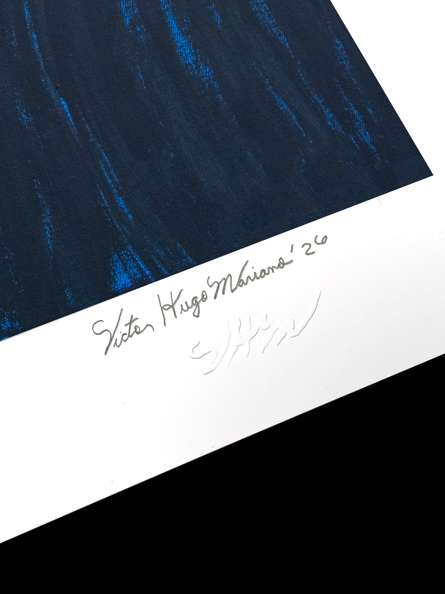 José Alfredo Jiménez - Hand-Signed & Stamped by VHM (18x24) Print