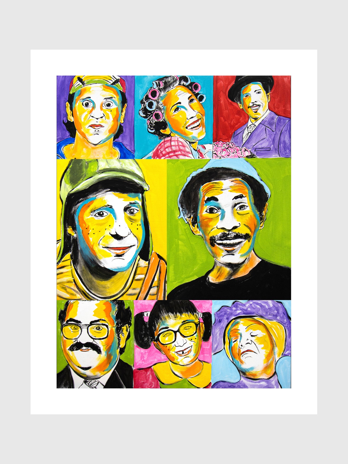 La Vecindad del Chavo - Hand-Signed & Stamped by VHM (18x24) Print