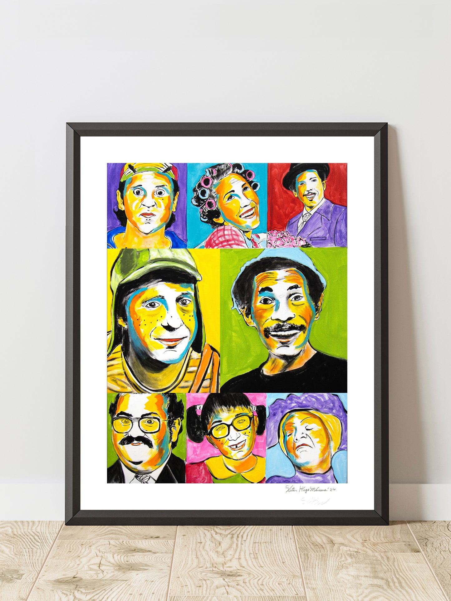 La Vecindad del Chavo - Hand-Signed & Stamped by VHM (18x24) Print