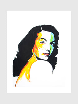 María Félix - Hand-Signed & Stamped by VHM (18x24) Print