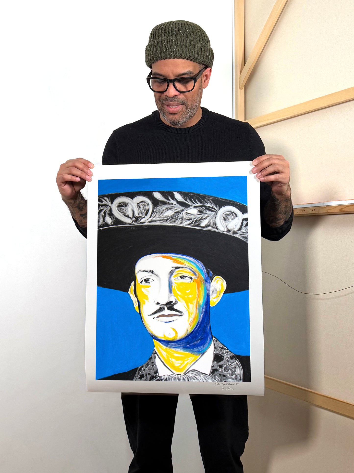 Jorge Negrete - Hand-Signed & Stamped by VHM (18x24) Print